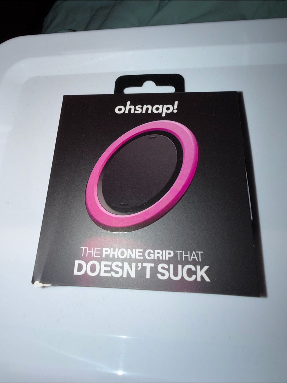 Snap Pink OhSnap! Ring Phone Grip Holder